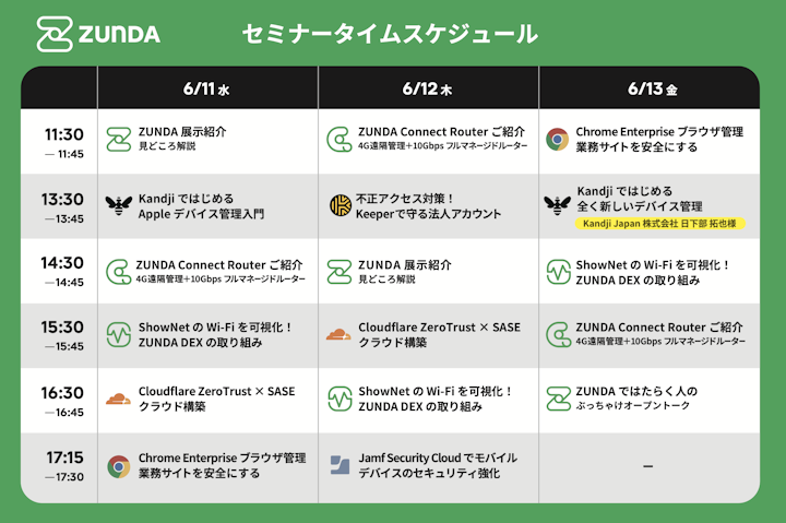 ZUNDA は Interop Tokyo 2025 に出展します | ZUNDA株式会社